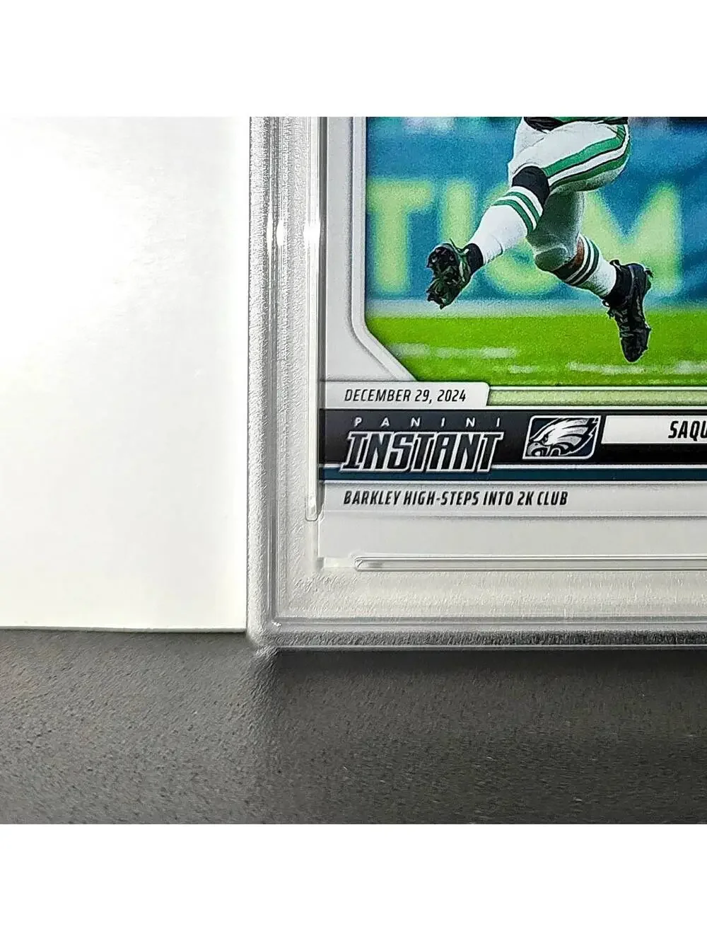 Saquon Barkley 2024 Panini Milestone NFL #236 Eagles 1 of 809 PSA 10 Gem Mint